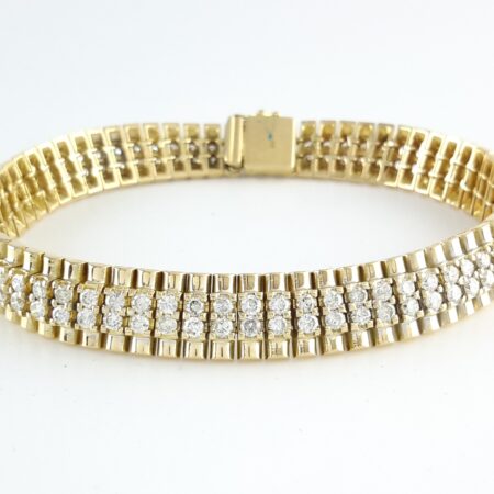 4.25CT DIA 14KY BRACELET - B4012