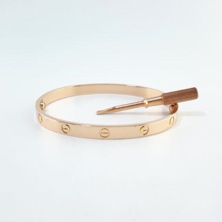 CARTIER LOVE 18KR BRACELET SIZE 20 - B4029