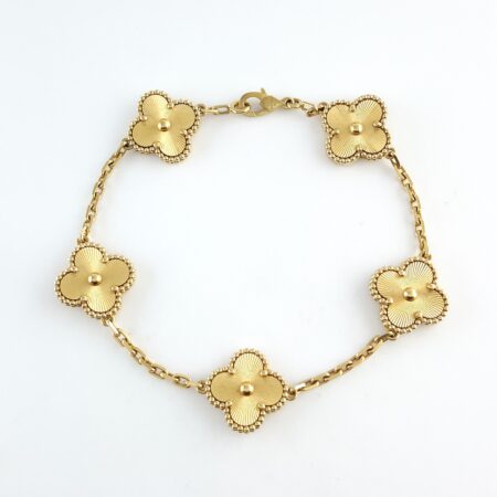 VANCLEEF&ARPELS ALHAMBRA 18KY BRACELET - B4057