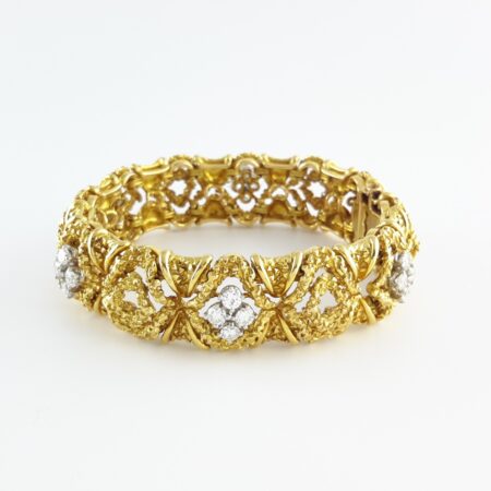 FRED PARIS YELLOW GOLD DIA BRACELET - B4078