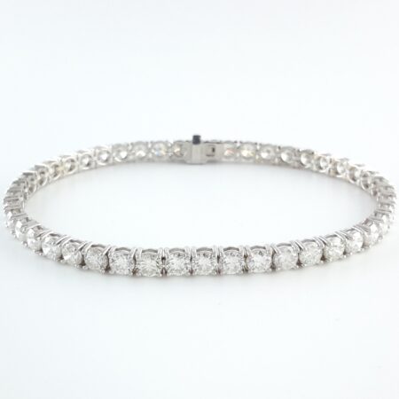 8.77CT DIA 18KW TENNIS BRACELET - B4109