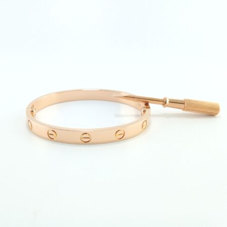 CARTIER LOVE 18KR BRACELET SIZE 16 - B4118