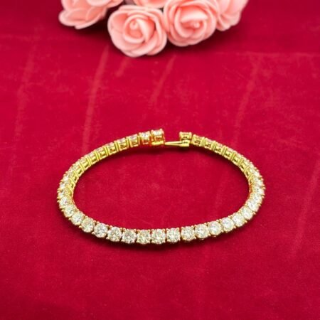 18KY 12.40CT DIAMOND BRACELET - B4148