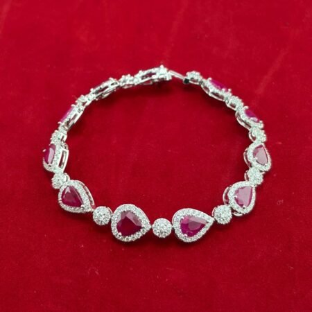 RUBY 14KW DIA BRACELET - B4153