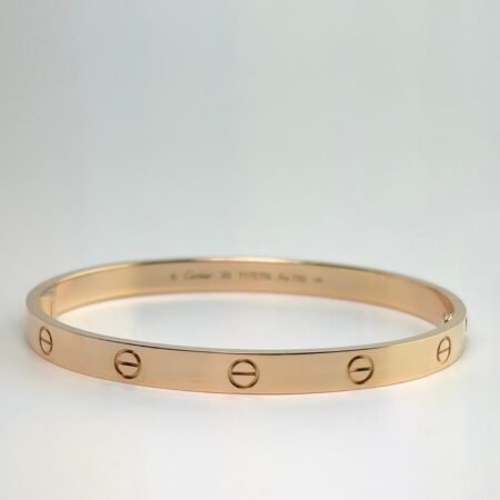 CARTIER LOVE 18KR BRACELET SIZE 20 - B4164