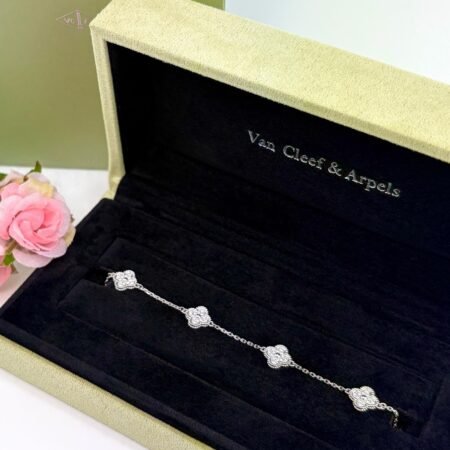 VANCLEEF&ARPELS ALHAMBRA DIA BRACELET - B4166