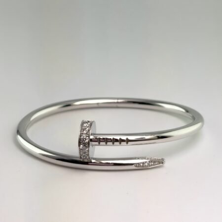 CARTIER JUSTEUNCLOU DIA 18KW BRACELET 15 - B4173