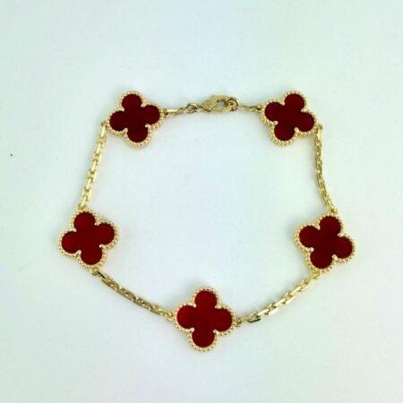 VANCLEEF&ARPELS CARNELIAN BRACELET - B4187