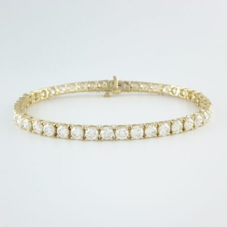 10.65CT DIA 14KY TENNIS BRACELET - B4200