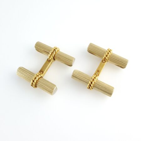 VANCLEEF&ARPELS 18KY CUFFLINKS - C1465