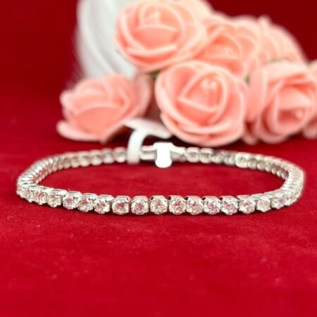 5.74 CT DIA 14KW CLASSIC TENNIS BRACELET - CB755