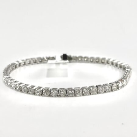 6.99CT DIA 14KW CLASSIC TENNIS BRACELET - CB765