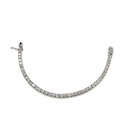 10.48CT DIA 14KW TENNIS BRACELET - CB786