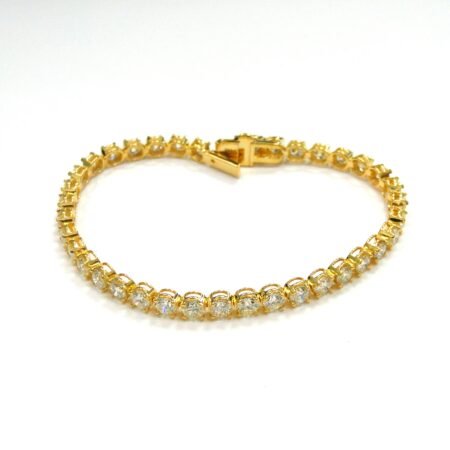 9.49CT DIA 14KY TENNIS BRACELET - CB797