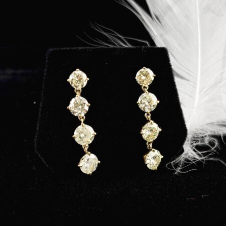 5.78CT DIA 18KY EARRINGS - CE1254