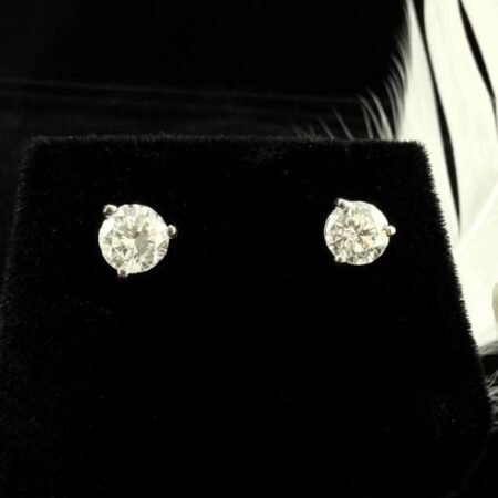 2CT DIA 18KW EARRING STUDS - CE1263