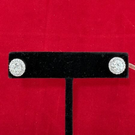 18K WG DIA EARRINGS - CE1298