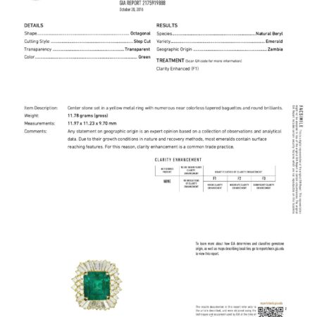 9.16ct EC EMLD GIA - CE721