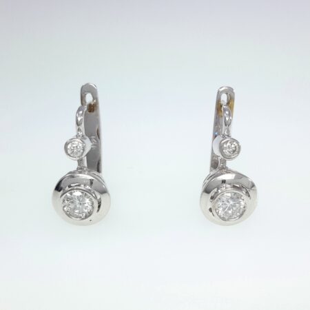 DIA 14KW EARRINGS - E3898