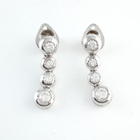 1.60CT DIA 14KW EARRING - E4030