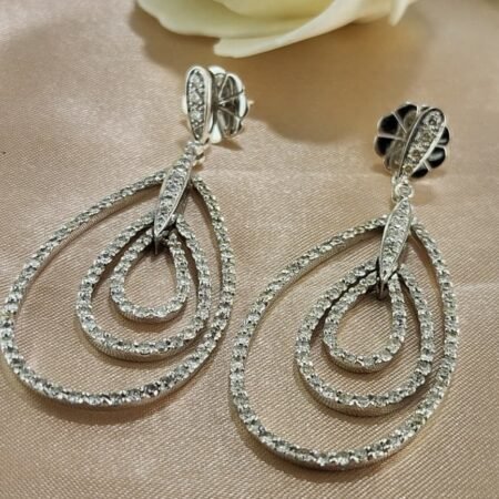 3.50CT DIA 18KW EARRINGS - E4058
