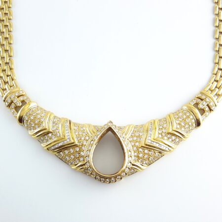 18KY DIA NECKLACE - N6750