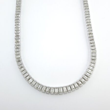 32.29CT DIA PLAT NECKLACE - N6796