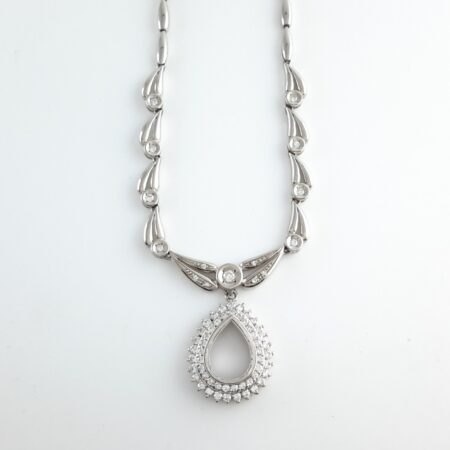DIA PLAT NECKLACE MOUNTING - N6815