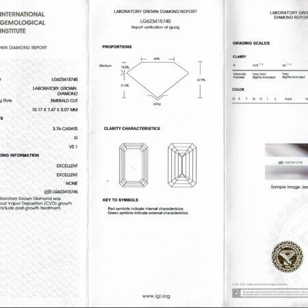 EC 3.76CT PLAT CHAIN NECKLACE - N6821