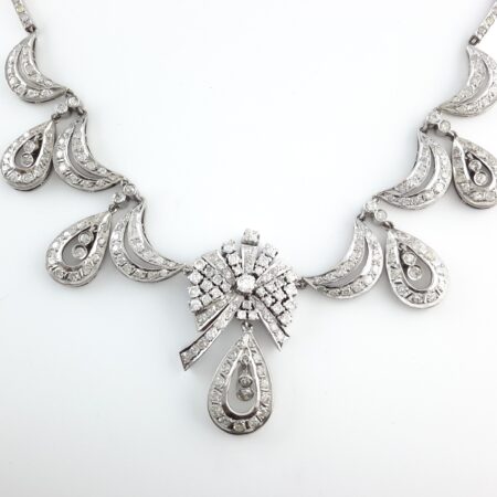DIA PALLADIUM NECKLACE - N6825