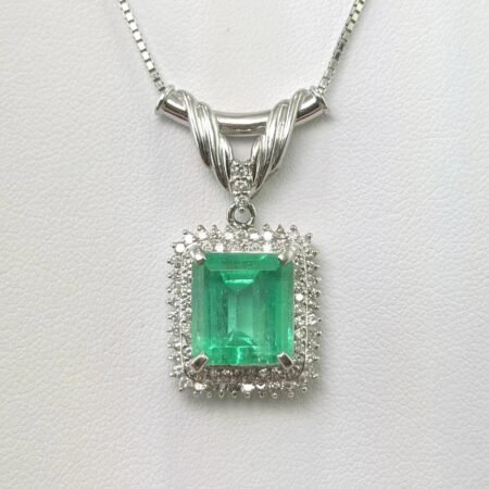 PLAT DIA NECKLACE - N6838
