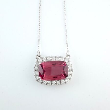 TOURMALINE & DIA NECKLACE - OPG1776