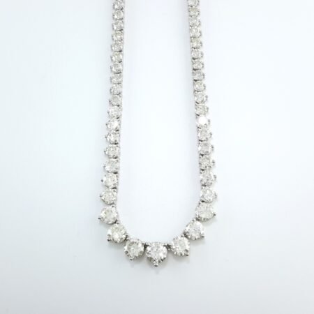 21.53CT DIA 14KW GRADUATED NECKLACE - OPG1780