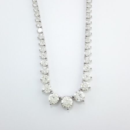 24CT DIA 14KW GRADUATED NECKLACE - OPG1781