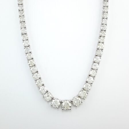 18.32CT DIA 18KW TENNIS NECKLACE - OPG1783