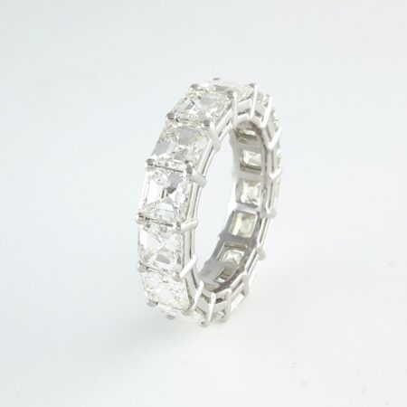 8.32CT DIA PLAT ETERNITY RING - R11229