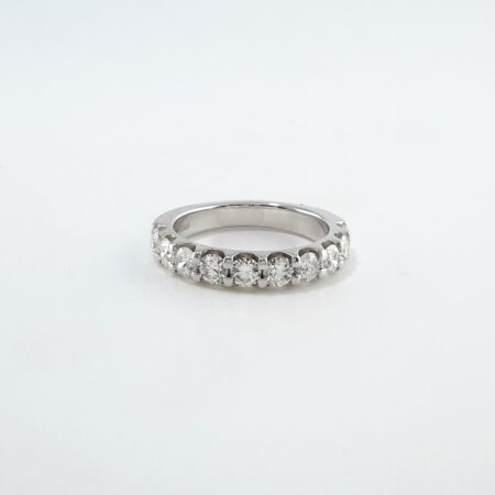 1.50CT DIA PLAT HALF-ETERNITY RING - R11276