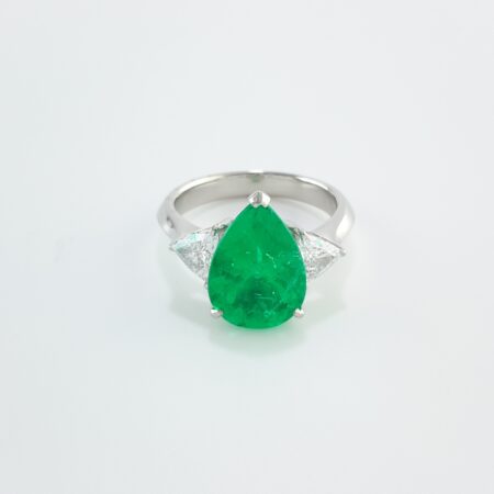 DIA PLAT 3-STONE RING - R11319
