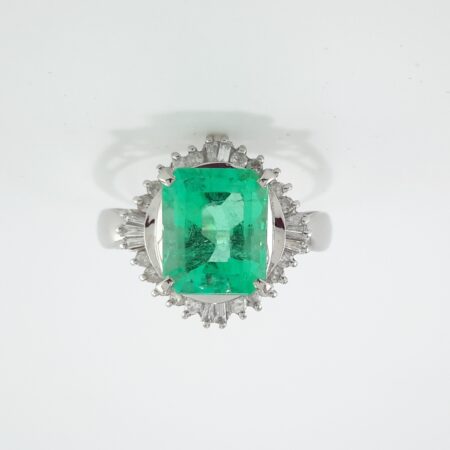 EMERALD & DIA PLAY RING - R11374