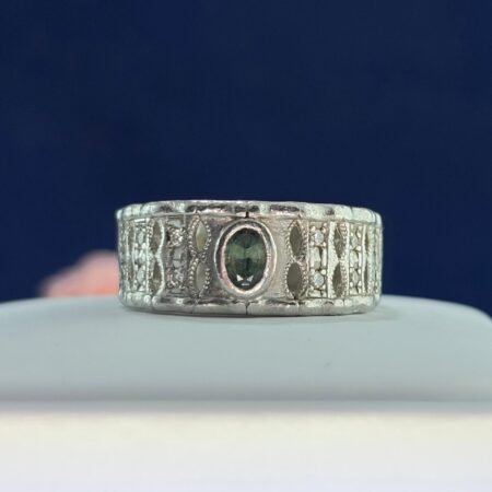 PLATINUM ALEXANDRITE DIA RING - R11479