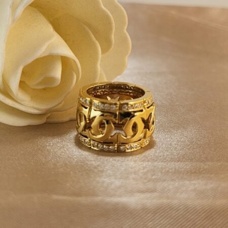 CARTIER ENTRELACES 18KY DIAMOND RING - R11628