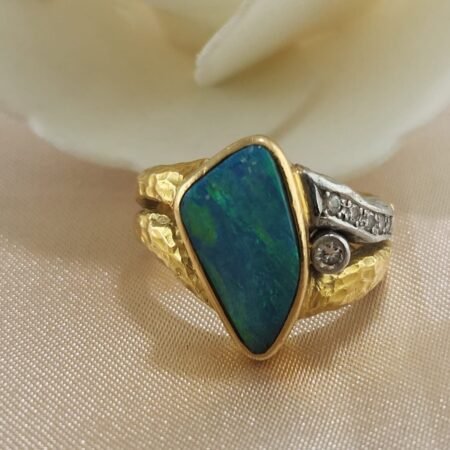 18KY/PLAT DIA RING - R11656
