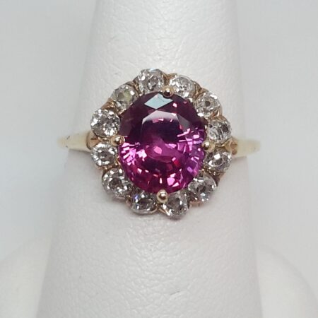 2.6ct OV SAPH GIA - R9308S