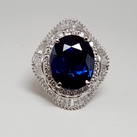 15.1ct OV SAPH GIA - R9551S