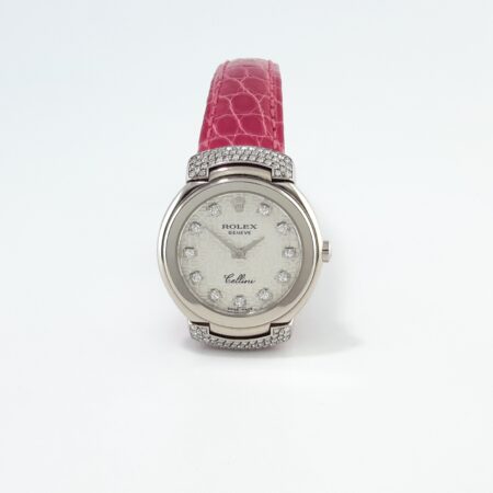 ROLEX CELLINI DIA 18KW WATCH - WL1954