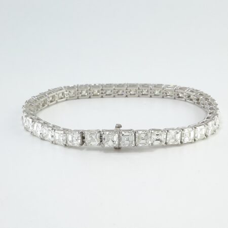 PLAT TENNIS BRACELET - B4033
