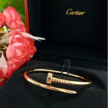 CARTIER JUSTUNCLOU 18KY BRACELET SIZE 17 - B4083