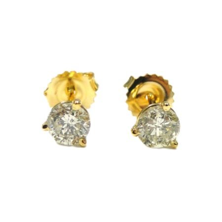 1.31CT DIA 14KY MARTINI STUD EARRINGS - CE1288