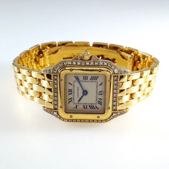 CARTIER PANTHERE DIA 18KY WATCH – WL1948 – Johnny B & Co