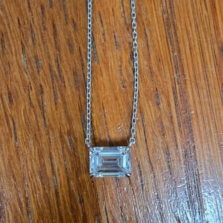 EC 3.76CT PLAT CHAIN NECKLACE - N6821